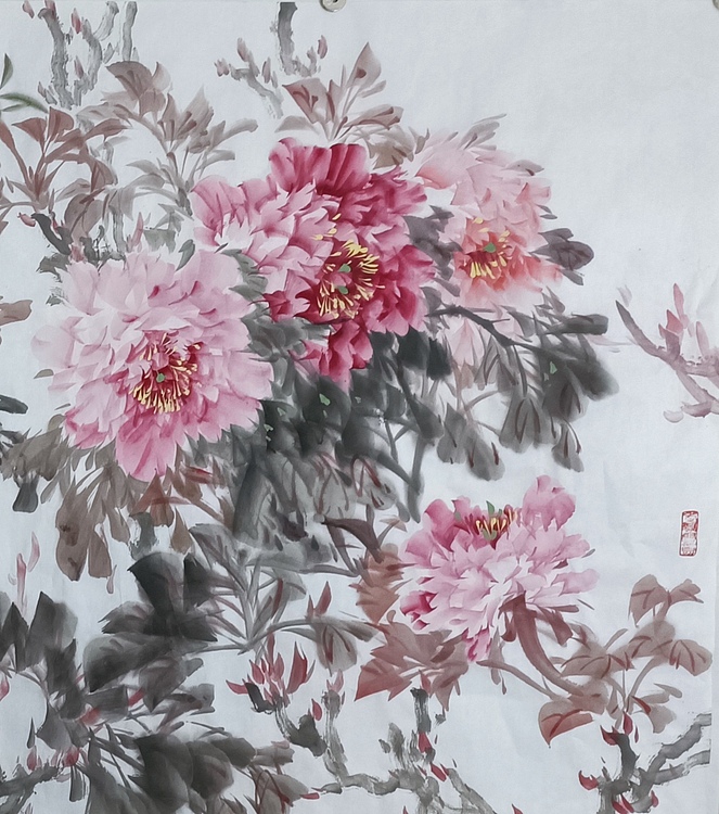 清心斋主 花开富贵