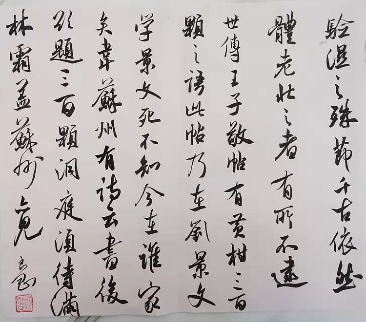 淮河居士 小行书1