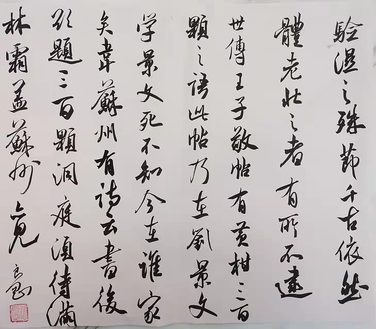 淮河居士 小行书1