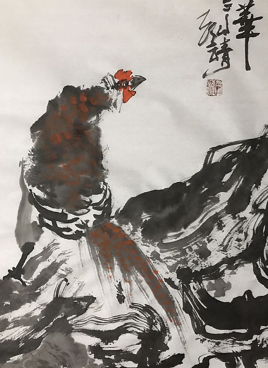 中国书画收藏家协会会员 泓靖 古木生华