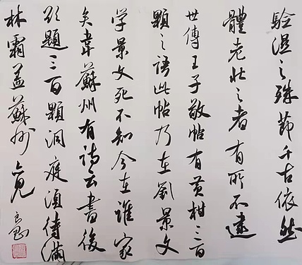淮河居士 小行书1