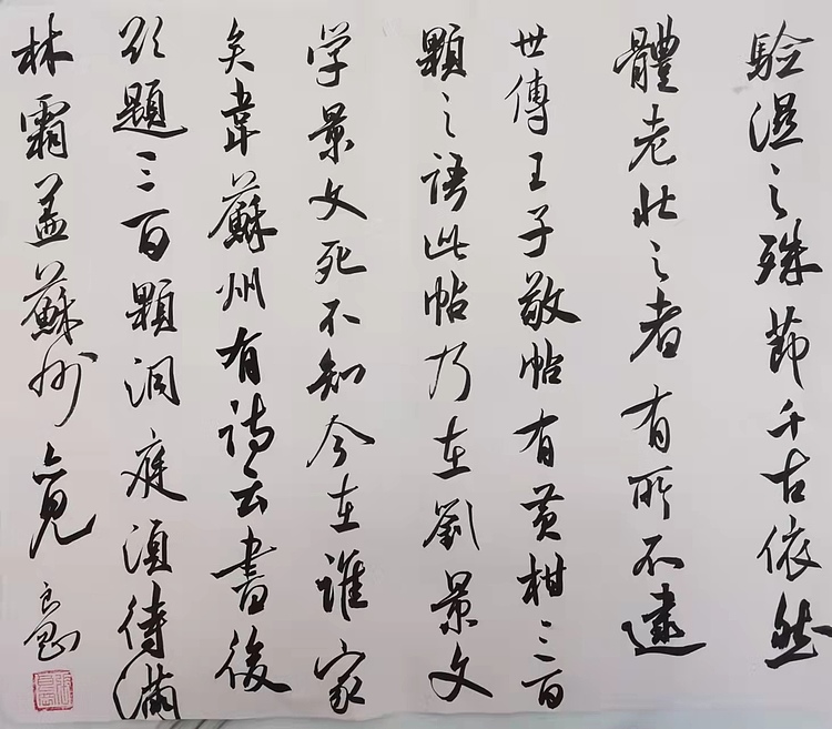 淮河居士 小行书1