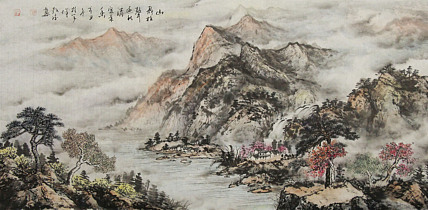 漳州市美协会员国画&mdash;黄教胜