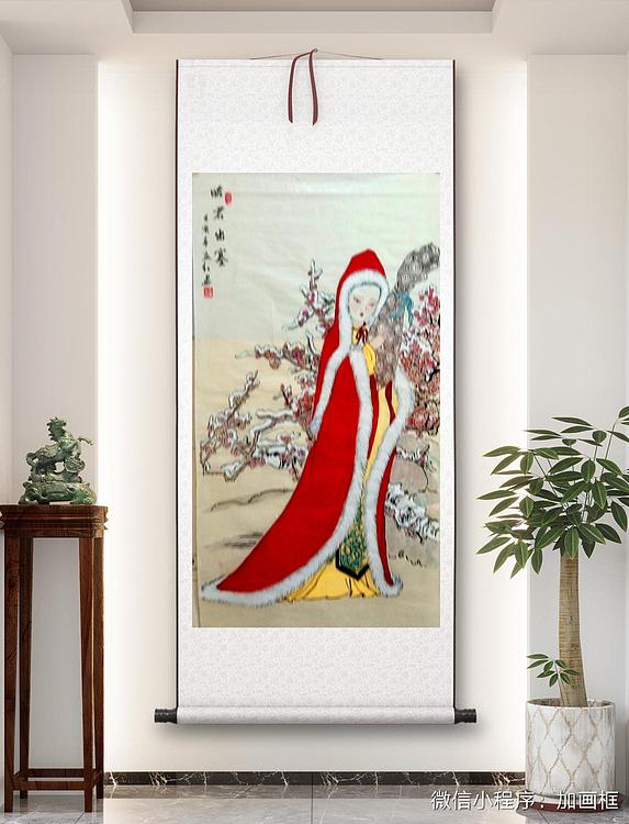 职业书画家 孟红 工笔《昭君出塞》