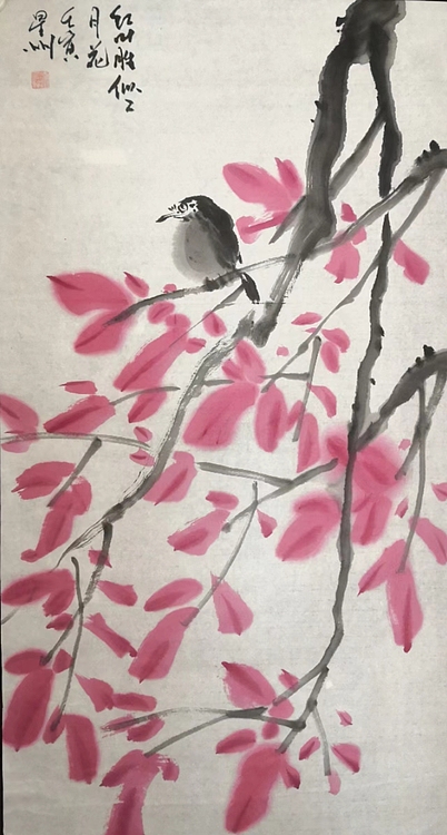 安徽省美协会员 赵星州 红叶