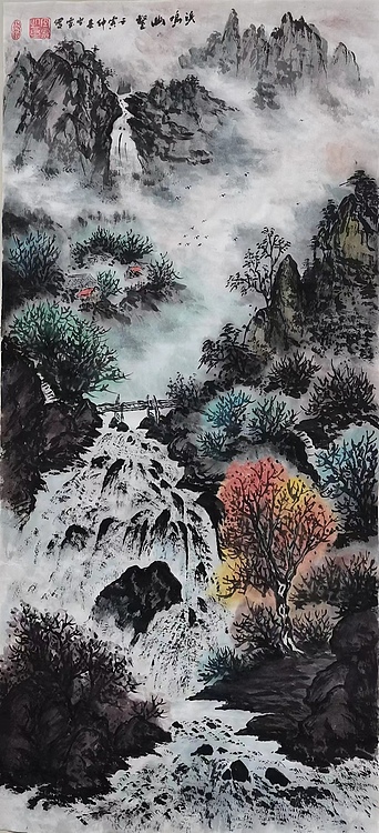 空靈 溪鸣幽壑