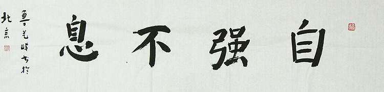 原全国人大常务副委员长、著名书法家费孝通弟子 鲁艺峰 书法精品带合影