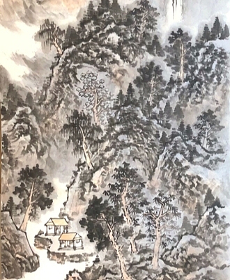 王汉翔 溪山秋高图