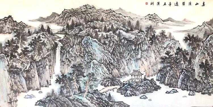 王汉翔 春山溪声远