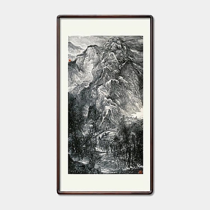 画院研究员 中国画学会理事 中国艺术研究院贾又福山水画工作室 田肃 精品山水作品