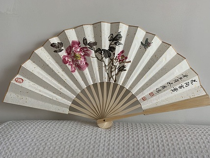 佟广伟 〈花开富贵〉省市美协会员，張大千第四代传人。