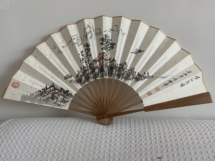 佟广伟 〈春江水暖〉省市美协会员,张大千第四代传人。