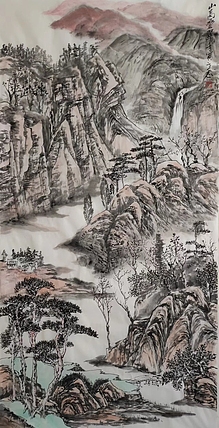范立志 山高叠翠
