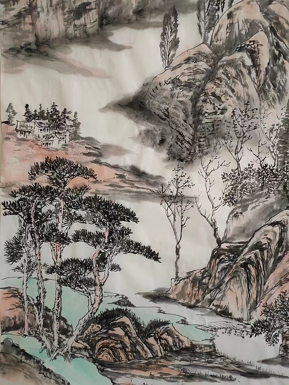 范立志 山高叠翠