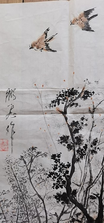 职业书画家 羽翔 花鸟