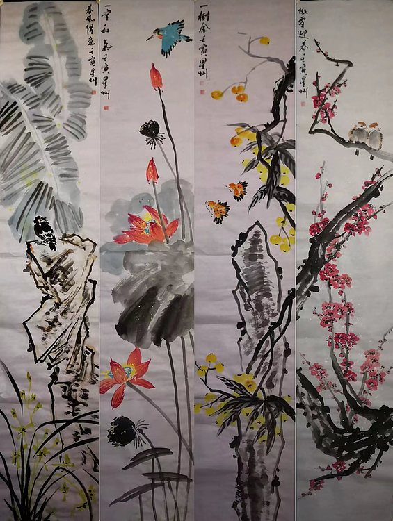 安徽省美协会员 赵星州 春华秋实