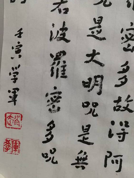 赵学军 般若波罗蜜多心经