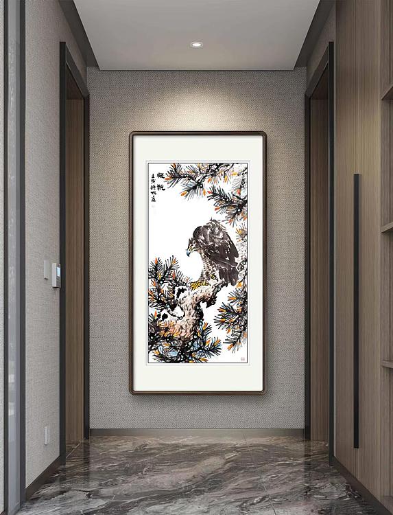 高晓林 （3127）国家一级美术师，江苏省美协会员《凝视》
