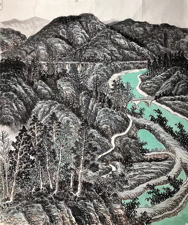 张志敏   中国美术家协会会员   带合影