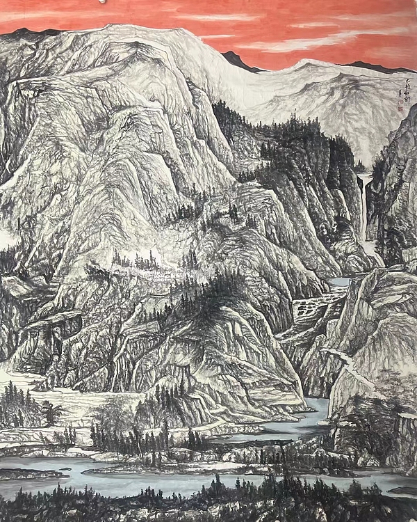 房全友    中国美术家协会会员   带合影