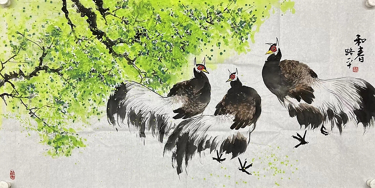 王路平   广东省书画家协会副主席  带合影