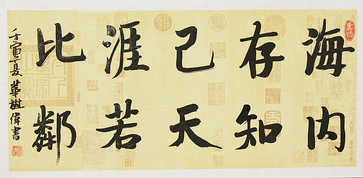 中国书法协会考级中心注册教师，中国书画联合会书法研究会研究员，华树伟