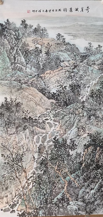 薛全祥 4尺山水国画