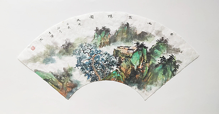 山东省青年美术家协会会员 梁吉章 精品山水