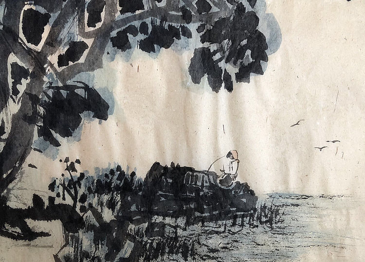 中国书画收藏家协会会员 泓靖 面朝大海