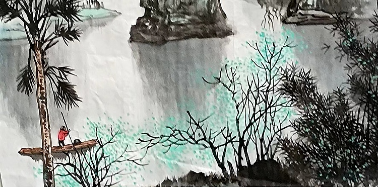 河北省美协会员 索敬坤 象山春早