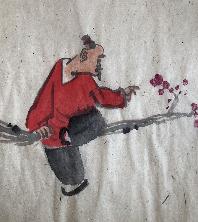 中国书画收藏家协会会员 泓靖 赏春