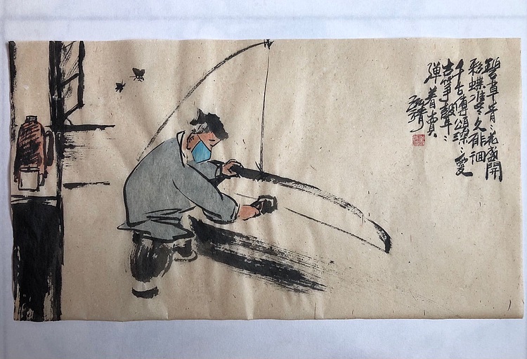中国书画收藏家协会会员 泓靖 人物小趣