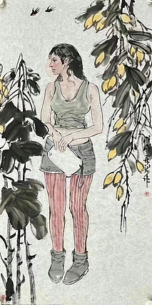 中国美协会员，赤峰市美协副主席 &mdash;&mdash;王居龙