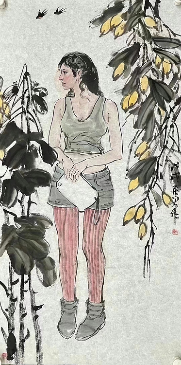 中国美协会员，赤峰市美协副主席 &mdash;&mdash;王居龙