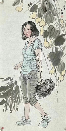 中国美协会员，赤峰市美协副主席 &mdash;&mdash;王居龙