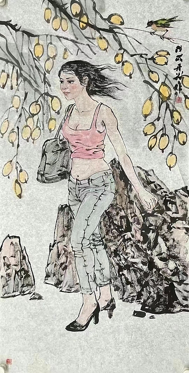 中国美协会员，赤峰市美协副主席 &mdash;&mdash;王居龙