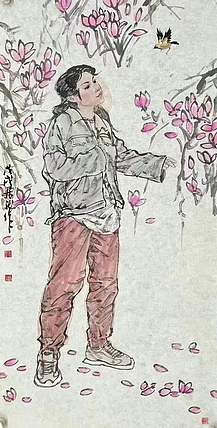 中国美协会员，赤峰市美协副主席 &mdash;&mdash;王居龙