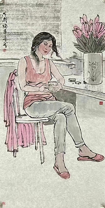 中国美协会员，赤峰市美协副主席 &mdash;&mdash;王居龙