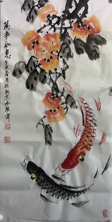 佟广伟 〈万事如意〉省市美协会员,张大千第四代传人,