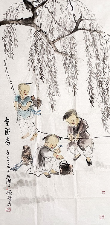 刘德明名称：童趣作者亲供，带合影