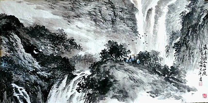 职业书画家 于恩沛 最是诗人观山处