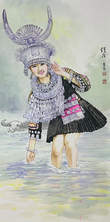 赵金文，中美协会员