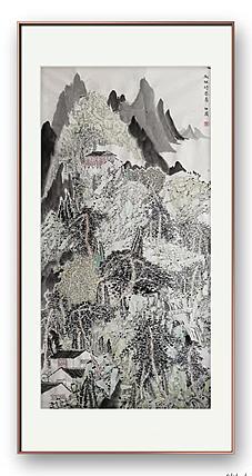 画院研究员 中国画学会理事 中国艺术研究院贾又福山水画工作室 田肃 精品山水作品