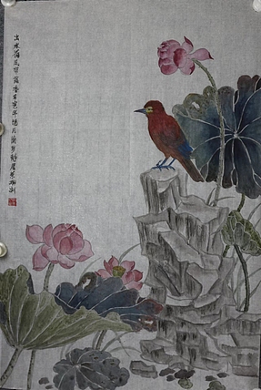 来荣娜 出水荷风带露香