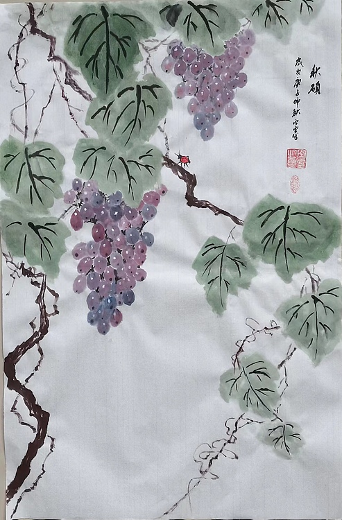 空靈 中华海峡l国画研究会常务理事 特聘职业书画家 秋韵