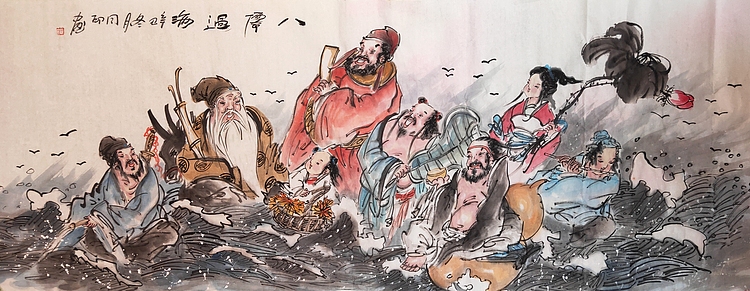 河北省美术家协会会员 侯同印 人物国画作品