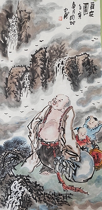 河北省美术家协会会员 侯同印 人物国画作品