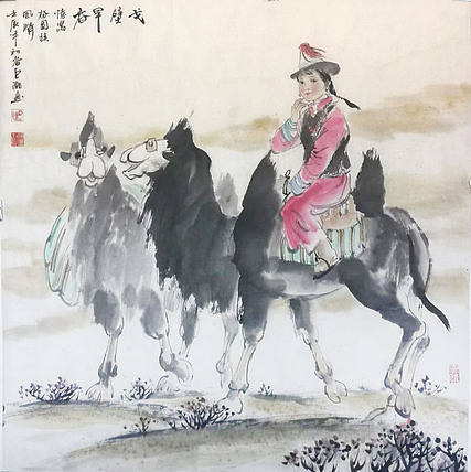 中国美术家协会会员，甘肃省国画院副院长巨潮教授