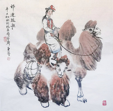 中国美术家协会会员，甘肃省国画院副院长巨潮教授