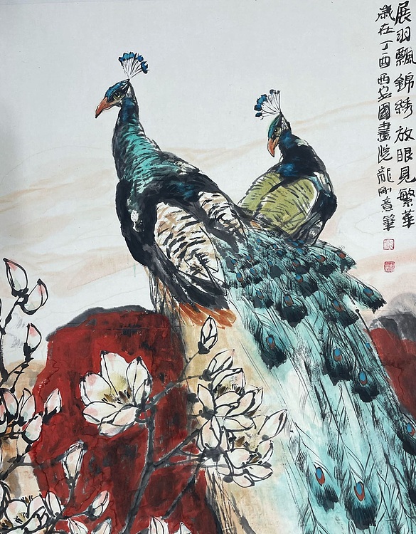 刘龙刚，中美协会员，陕西省美协理事